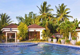 Villa frontage
